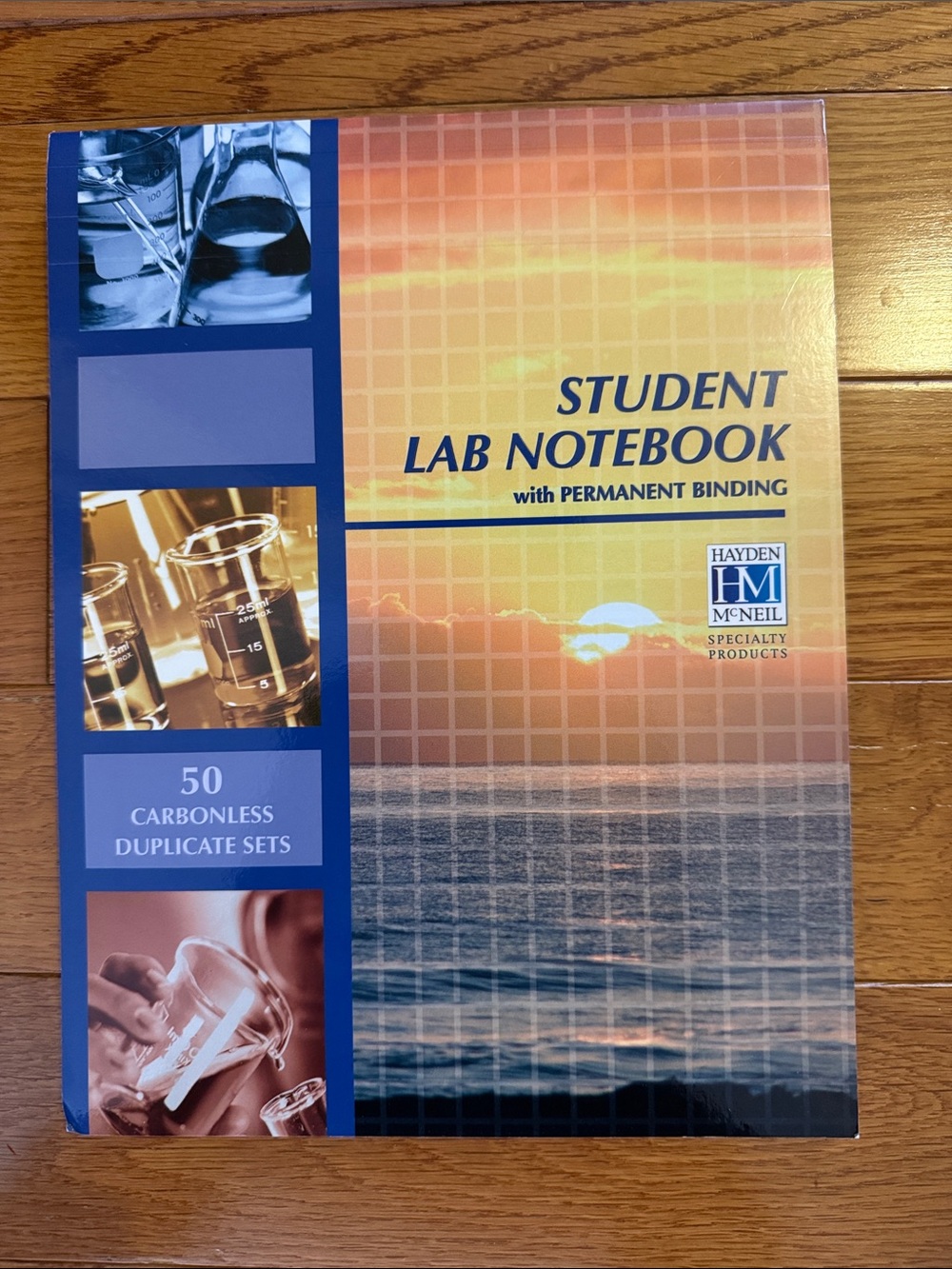 Student Lab Notebook with Permanent Binding